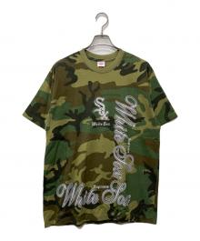 SUPREME×MLB（シュプリーム×エムエルビー）の古着「プリントTシャツ」｜グリーン×ブラウン
