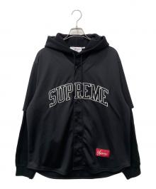SUPREME×GENUINE MERCHANDISE（シュプリーム×ジェニュイン マーチャンダイズ）の古着「パーカー」｜ブラック×ホワイト