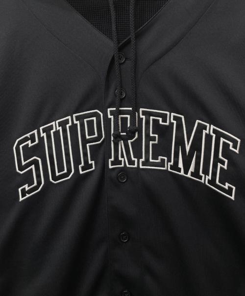 SUPREME（シュプリーム）Supreme (シュプリーム) GENUINE MERCHANDISE (ジェニュイン マーチャンダイズ) パーカー ブラック×ホワイト サイズ:Mの古着・服飾アイテム
