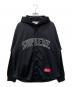 Supreme（シュプリーム）の古着「パーカー」｜ブラック×ホワイト