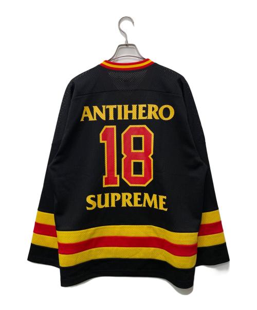 SUPREME（シュプリーム）Supreme (シュプリーム) ANTIHERO (アンタイヒーロー) 長袖カットソー ブラック サイズ:Mの古着・服飾アイテム