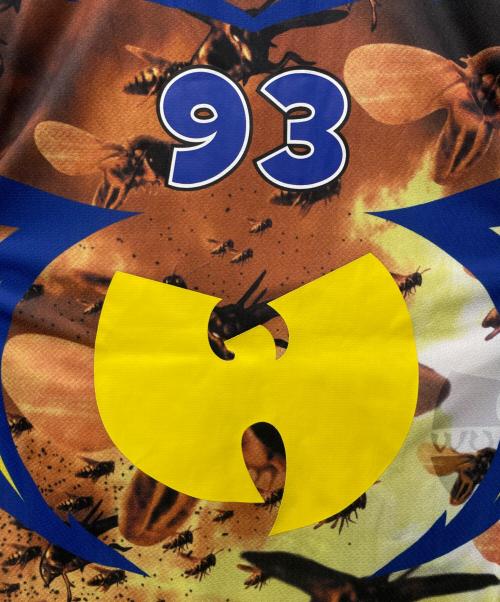 SUPREME（シュプリーム）Supreme (シュプリーム) Wu-Tang (ウータン) 長袖カットソー ブルー×イエロー サイズ:Mの古着・服飾アイテム
