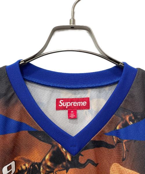 SUPREME（シュプリーム）Supreme (シュプリーム) Wu-Tang (ウータン) 長袖カットソー ブルー×イエロー サイズ:Mの古着・服飾アイテム