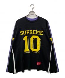 SUPREME（シュプリーム）の古着「長袖カットソー」｜ブラック×パープル×イエロー