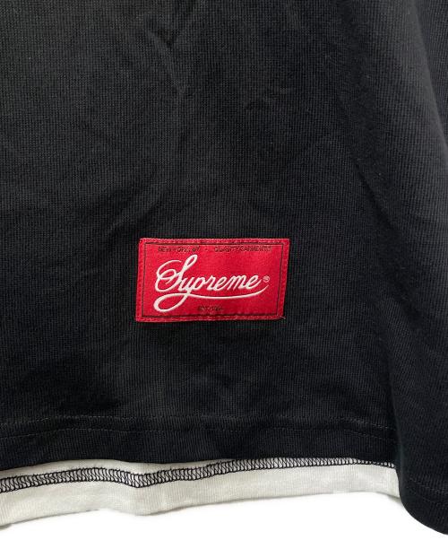 SUPREME（シュプリーム）Supreme (シュプリーム) 長袖カットソー ブラック×パープル×イエロー サイズ:Mの古着・服飾アイテム