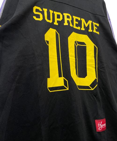 SUPREME（シュプリーム）Supreme (シュプリーム) 長袖カットソー ブラック×パープル×イエロー サイズ:Mの古着・服飾アイテム