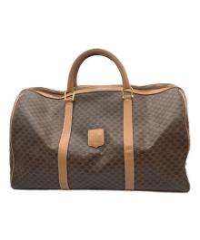 CELINE（セリーヌ）の古着「マカダム　ボストンバッグ」｜ブラウン