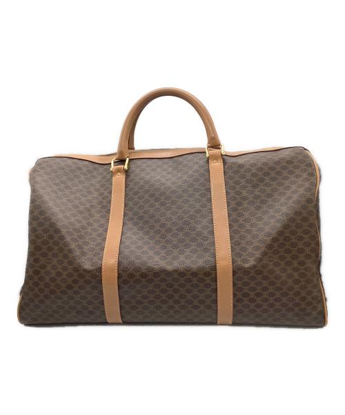 CELINE（セリーヌ）CELINE (セリーヌ) マカダム　ボストンバッグ ブラウンの古着・服飾アイテム