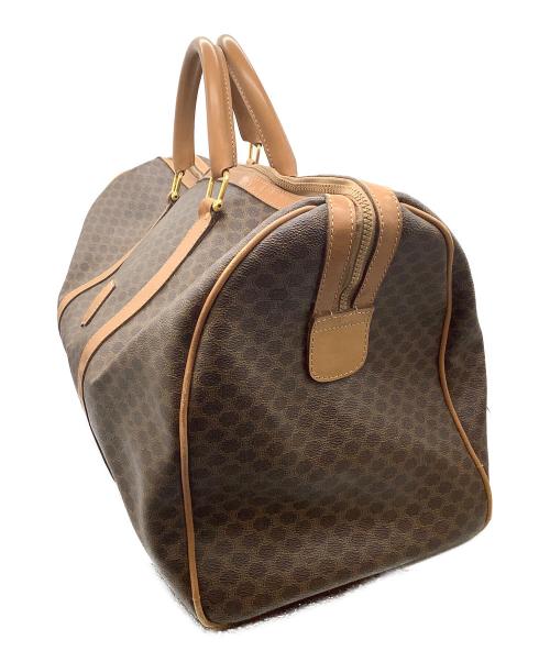 CELINE（セリーヌ）CELINE (セリーヌ) マカダム　ボストンバッグ ブラウンの古着・服飾アイテム
