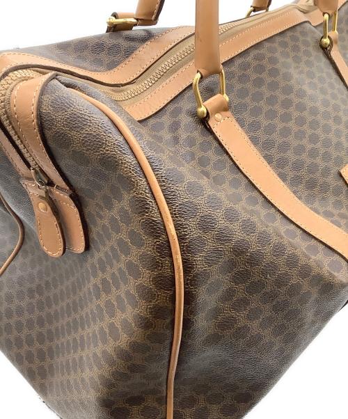 CELINE（セリーヌ）CELINE (セリーヌ) マカダム　ボストンバッグ ブラウンの古着・服飾アイテム