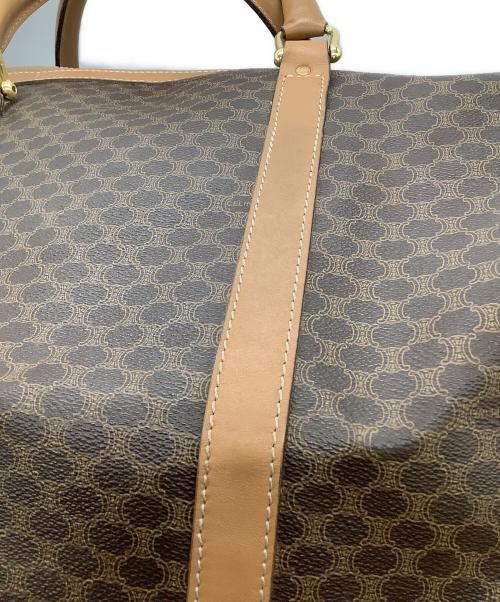 CELINE（セリーヌ）CELINE (セリーヌ) マカダム　ボストンバッグ ブラウンの古着・服飾アイテム