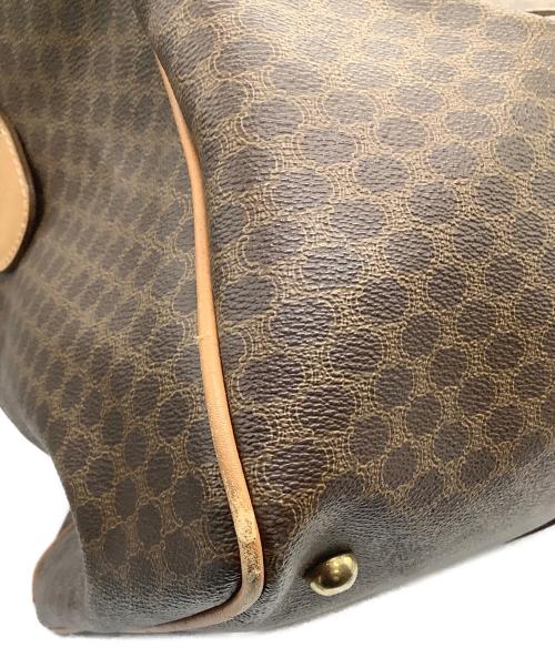 CELINE（セリーヌ）CELINE (セリーヌ) マカダム　ボストンバッグ ブラウンの古着・服飾アイテム
