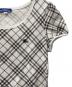 中古・古着 BURBERRY BLUE LABEL (バーバリー ブルー レーベル) 半袖Tシャツ ホワイト×ブラウン サイズ:38：5000円