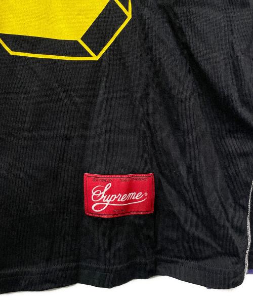 SUPREME（シュプリーム）Supreme (シュプリーム) 長袖カットソー ブラック×イエロー×パープル×ホワイト サイズ:Sの古着・服飾アイテム