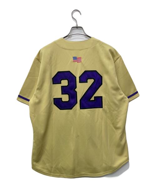 SUPREME（シュプリーム）Supreme (シュプリーム) 半袖カットソー ベージュ×パープル サイズ:Lの古着・服飾アイテム
