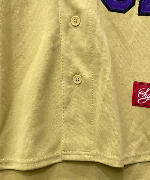 SUPREME（シュプリーム）Supreme (シュプリーム) 半袖カットソー ベージュ×パープル サイズ:Lの古着・服飾アイテム