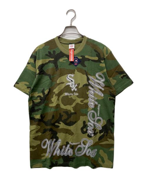 SUPREME（シュプリーム）Supreme (シュプリーム) GENUINE MERCHANDISE (ジェニュイン マーチャンダイズ) 半袖カットソー グリーン サイズ:Mの古着・服飾アイテム