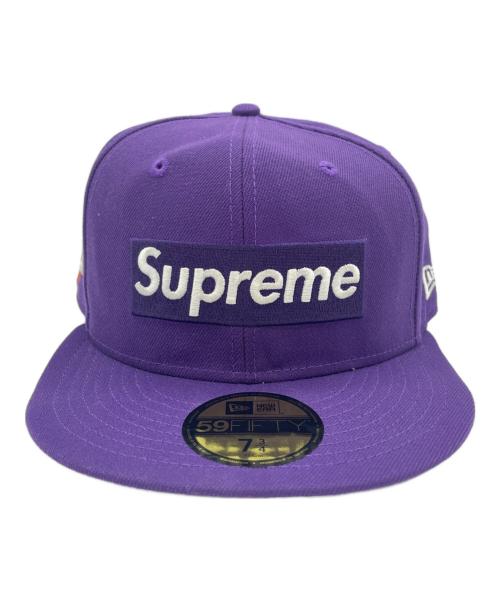 SUPREME（シュプリーム）SUPREME (シュプリーム) New Era (ニューエラ) GENUINE MERCHANDISE (ジェニュイン マーチャンダイズ) キャップ パープル サイズ:7 3/4 61.5cmの古着・服飾アイテム