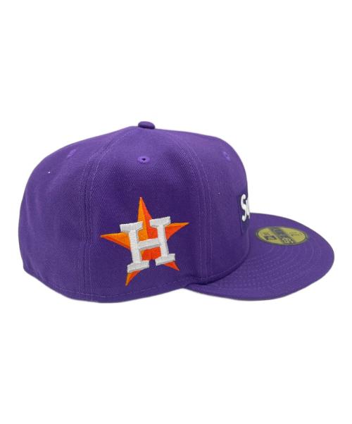 SUPREME（シュプリーム）SUPREME (シュプリーム) New Era (ニューエラ) GENUINE MERCHANDISE (ジェニュイン マーチャンダイズ) キャップ パープル サイズ:7 3/4 61.5cmの古着・服飾アイテム