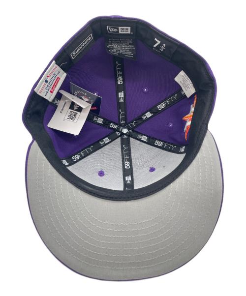 SUPREME（シュプリーム）SUPREME (シュプリーム) New Era (ニューエラ) GENUINE MERCHANDISE (ジェニュイン マーチャンダイズ) キャップ パープル サイズ:7 3/4 61.5cmの古着・服飾アイテム