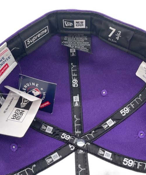 SUPREME（シュプリーム）SUPREME (シュプリーム) New Era (ニューエラ) GENUINE MERCHANDISE (ジェニュイン マーチャンダイズ) キャップ パープル サイズ:7 3/4 61.5cmの古着・服飾アイテム