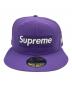 SUPREME (シュプリーム) New Era (ニューエラ) GENUINE MERCHANDISE (ジェニュイン マーチャンダイズ) キャップ パープル サイズ:7 3/4 61.5cm：10000円