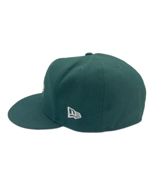 SUPREME（シュプリーム）SUPREME (シュプリーム) GENUINE MERCHANDISE (ジェニュイン マーチャンダイズ) New Era (ニューエラ) キャップ グリーン サイズ:7 5/8 60.6cmの古着・服飾アイテム