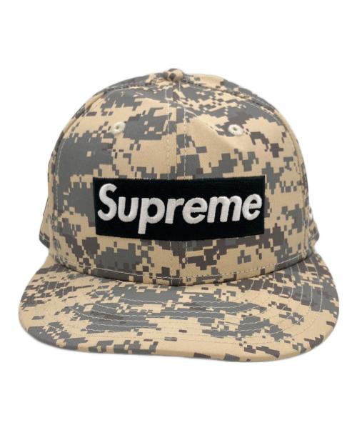 SUPREME（シュプリーム）SUPREME (シュプリーム) GENUINE MERCHANDISE (ジェニュイン マーチャンダイズ) New Era (ニューエラ) キャップ ホワイト×ブラック サイズ:7 1/8 56.8cmの古着・服飾アイテム