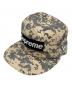 SUPREME（シュプリーム）の古着「キャップ」｜ホワイト×ブラック