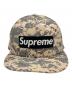 SUPREME (シュプリーム) GENUINE MERCHANDISE (ジェニュイン マーチャンダイズ) New Era (ニューエラ) キャップ ホワイト×ブラック サイズ:7 1/8 56.8cm：9000円
