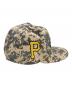 中古・古着 SUPREME (シュプリーム) GENUINE MERCHANDISE (ジェニュイン マーチャンダイズ) New Era (ニューエラ) キャップ ホワイト×ブラック サイズ:7 1/8 56.8cm：9000円