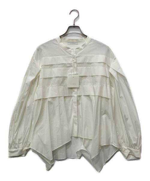 chignon（シニヨン）chignon (シニヨン) 長袖ブラウス ホワイト サイズ:F 未使用品の古着・服飾アイテム