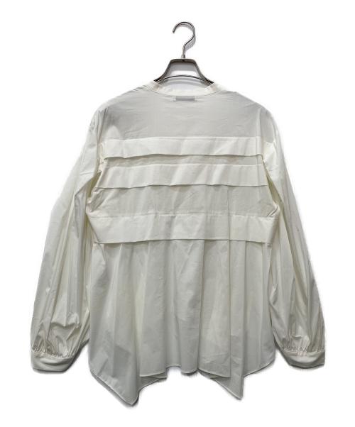 chignon（シニヨン）chignon (シニヨン) 長袖ブラウス ホワイト サイズ:F 未使用品の古着・服飾アイテム