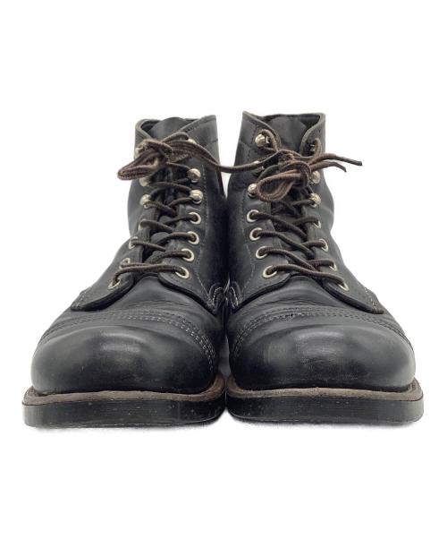 RED WING（レッドウィング）RED WING (レッドウィング) IRON RANGE BOOTS ブラック サイズ:26.5の古着・服飾アイテム