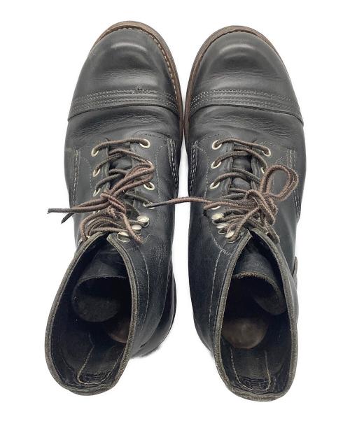 RED WING（レッドウィング）RED WING (レッドウィング) IRON RANGE BOOTS ブラック サイズ:26.5の古着・服飾アイテム