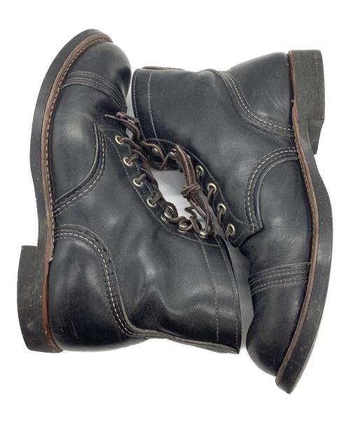 RED WING（レッドウィング）RED WING (レッドウィング) IRON RANGE BOOTS ブラック サイズ:26.5の古着・服飾アイテム