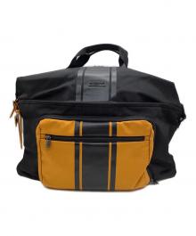 MINI×TUMI（ミニ×トゥミ）の古着「ボストンバッグ」｜ブラック×イエロー