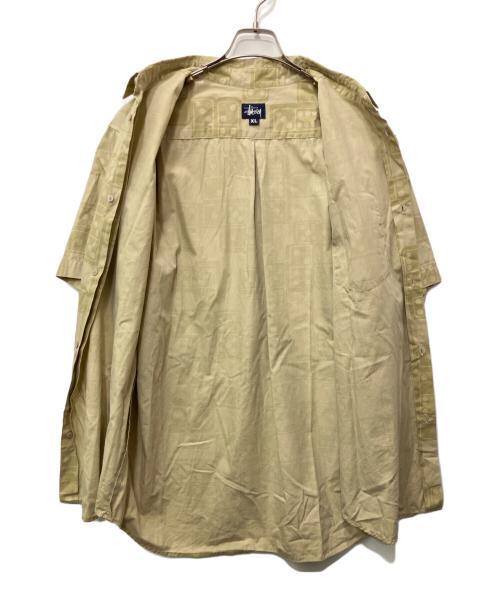 stussy（ステューシー）stussy (ステューシー) 半袖シャツ ベージュ サイズ:XLの古着・服飾アイテム