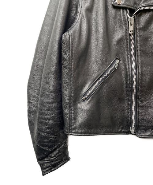 HARLEY-DAVIDSON（ハーレーダビッドソン）HARLEY-DAVIDSON (ハーレーダビッドソン) レザーライダースジャケット ブルー サイズ:Lの古着・服飾アイテム