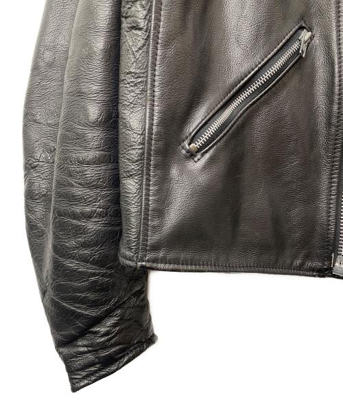 HARLEY-DAVIDSON（ハーレーダビッドソン）HARLEY-DAVIDSON (ハーレーダビッドソン) レザーライダースジャケット ブルー サイズ:Lの古着・服飾アイテム