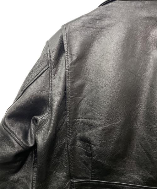 HARLEY-DAVIDSON（ハーレーダビッドソン）HARLEY-DAVIDSON (ハーレーダビッドソン) レザーライダースジャケット ブルー サイズ:Lの古着・服飾アイテム
