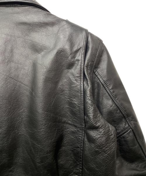 HARLEY-DAVIDSON（ハーレーダビッドソン）HARLEY-DAVIDSON (ハーレーダビッドソン) レザーライダースジャケット ブルー サイズ:Lの古着・服飾アイテム