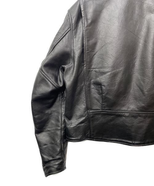 HARLEY-DAVIDSON（ハーレーダビッドソン）HARLEY-DAVIDSON (ハーレーダビッドソン) レザーライダースジャケット ブルー サイズ:Lの古着・服飾アイテム