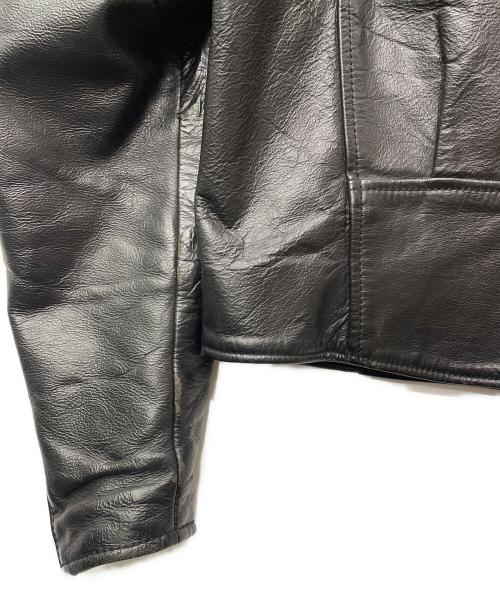 HARLEY-DAVIDSON（ハーレーダビッドソン）HARLEY-DAVIDSON (ハーレーダビッドソン) レザーライダースジャケット ブルー サイズ:Lの古着・服飾アイテム