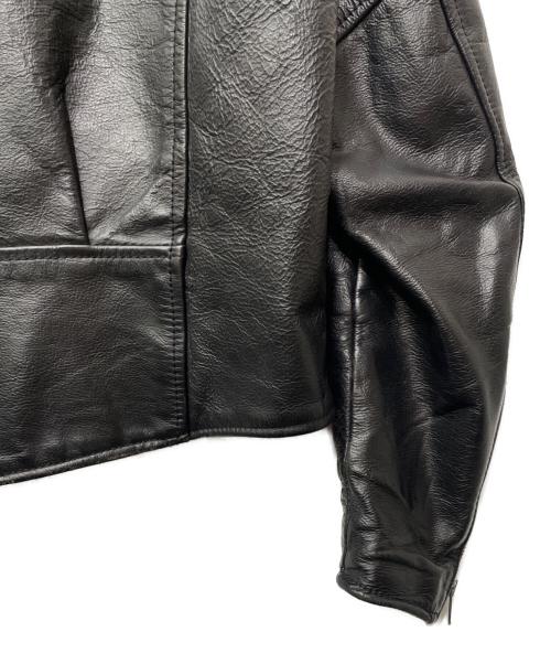 HARLEY-DAVIDSON（ハーレーダビッドソン）HARLEY-DAVIDSON (ハーレーダビッドソン) レザーライダースジャケット ブルー サイズ:Lの古着・服飾アイテム