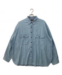 JOURNAL STANDARD HOMESTEAD（ジャーナルスタンダード ホームステッド）の古着「ワークシャツ」｜ブルー