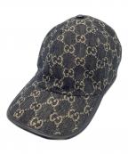 GUCCIグッチ）の古着「キャップ」｜ブラック