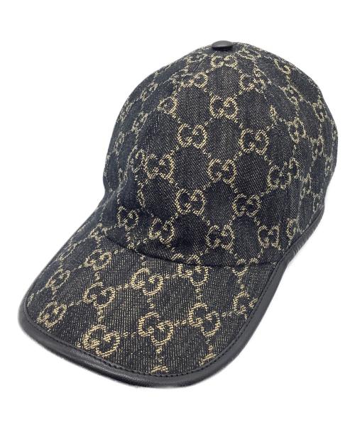 GUCCI（グッチ）GUCCI (グッチ) キャップ ブラック サイズ:XLの古着・服飾アイテム