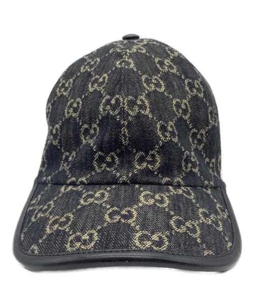 GUCCI（グッチ）GUCCI (グッチ) キャップ ブラック サイズ:XLの古着・服飾アイテム
