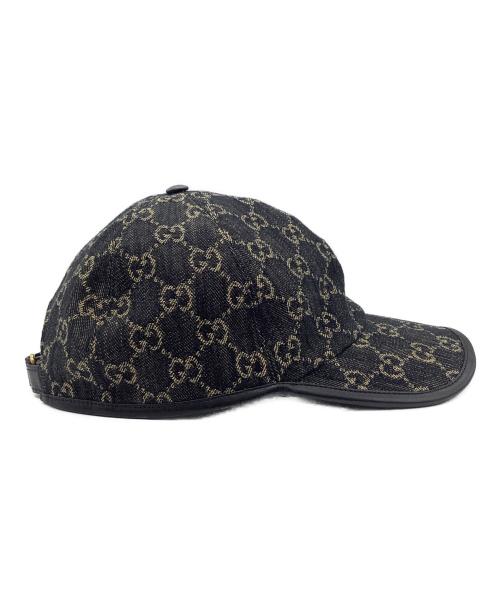 GUCCI（グッチ）GUCCI (グッチ) キャップ ブラック サイズ:XLの古着・服飾アイテム